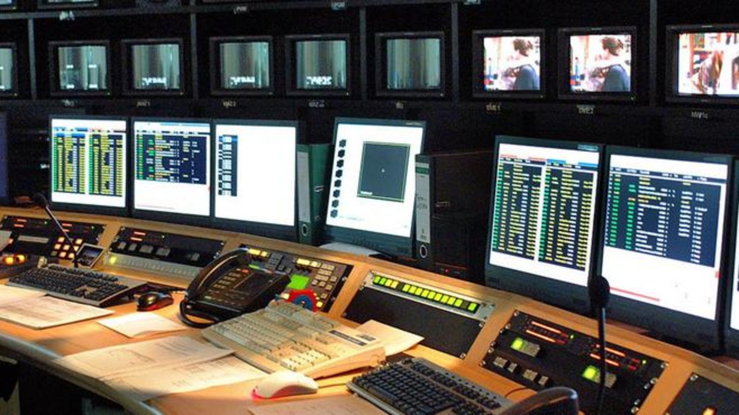 broadcasting centre of a TV station