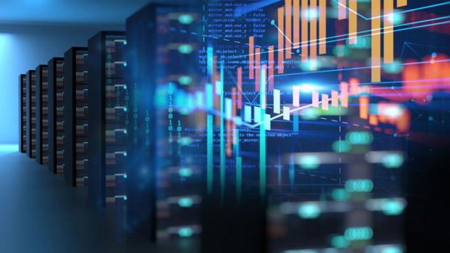 Data centre with analysis tools