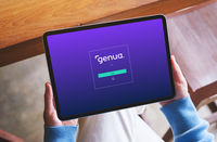 Tablet web interface for genubox remote maintenance