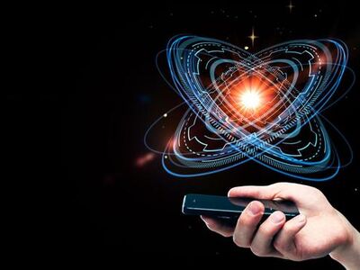 Mobiles Device futuristisch